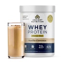 Ancient Nutrition Grass Fed Whey Protein + Fat Loss Blend, Vanilla Cinnamon, 23g Protein, edistää rasvanhukkaa ja boost aineenvaihduntaa, Organic Regenerative A2/A2 Milk Protein,18 Tarjoukset