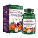 Puhtaus Tuotteet Naiset's Täydellinen Multi Balanced Multivitamiini - Tukee Virtsan Tract Health, Immune, Bone + Lihas, Hiukset, iho, kynnet, Elite Probiootti Ruoansulatuselimistö + More - 120 tablettia