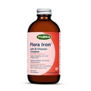 Flora Iron - Vegan Liquid Iron Supplement B-vitamiinit - Tarjoaa Red Blood Cell & Energy Support - Hiivaton & Gluteeniton - Herkullinen Fruit Juice Base - 7.7 fl. oz. Lasipullo
