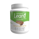 Lean1 Ateriankorvike proteiinijauhe, suklaa maapähkinävoi maku, 15-Serving Tub.