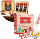 Saponin Hanppuri Immuuni ja kestävyys Boost + VITA Ginseng Kids Immuunituki ja muistitoiminto lapsille Premium Bundle