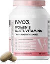 NYO3 Monivitamiini naisille sinkki & biotiini vitamiineja A,C,K,B2,B6,B12 & Multimineral 