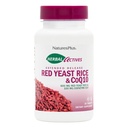 NaturesPlus Herbal Actives Red Yeast Rice 600mg & CoQ10 100mg, Advanced Release - 30 Vegaanitablettia - maksimaalinen potenssi täydentää, antioksidantti - kasvissyöjä, Gluteeniton - 30 tarjoilua