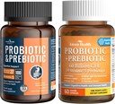 100 miljardia Probiootit miesten ja naisten 27 kanta 5 Organic Prebiootit 60 miljardia Probiootti ja Prebiootti naisten ja miesten