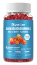 Ashwagandha Gummies for Women & Men - Stressin lievittäminen, Immuunituki & lisääntynyt energia - Sokeriton, Vegaani - Organic Ashwagandha juurilisät Gummy-Luonnollinen mansikka maku (60 kreivi)