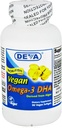 Deva Vegan Omega-3 DHA 200mg, Algae, ei-kala, Viivästynyt julkaisu, 90 kapselia, 1-pakkaus