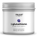 Ultra High Strength L-Glutatione 98% Supplement Glowing Skin - Kollageeni täydentää naisille ja miehille - 500 mg tiivistetty Formula, alennettu L-Glutatione täydentää - 60 kapselia