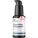 Designs for Health Liposomal B Supreme - Liquid B-vitamiini Complex Superior Imeytyminen - Folaatti, B12-vitamiini, B6, Biotiini, TMG + More - Oral toimituspumppu Citrus Flavor (50 tarjoilua / 1,78)
