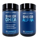 DHEA täydentää miesten + Sheer Alpha - Ultimate T Boosting pino miesten