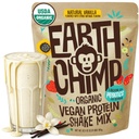 EarthChimp Organic Vegan Protein Powder - Probiootit - Non GMO, Dairy Free, Non Whey, Plant Based Protein Powder for Women and Men, Gluten Free - 26 Tarjoukset 32 Oz (Vanilla)