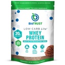 BioTrust Low Carb Lite, 20 Grams of Grass-Fed Whey Protein Isolate, 100 Calories, ProHydrolase Dgestive Enzymes, non-GMO, vapaa soijasta ja gluteenista, rBGH-vapaa (14 tarjoilua) (Chocolate Ice Cream)