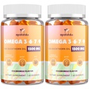 Omega-7 Sea Buckthorn Oil Gummies, Omega 3 6 7 9 Supplement for Women, Pellavaöljy, Vitamiinit E, A & Probiootit - iho, silmät & kuivuus, kamomilla maku - 120 Gummies
