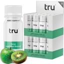 Tru Focus Shot, Apple Kiwi Flavored Extra Strength Energy Shots - Zero Sugar Nootropic Drink plus Adaptogens, Choline, ja Yerba Mate - Natural Caffeine, GF, Keto, Vegan Supplement, 2oz (paketti 24)