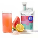 Calm Drink Mix - Rentoutumisapuaine magnesiumilla, Ashwagandhalla, L-Theaniinilla, & D-vitamiinilla - tukee kortisolia ja mielialaa miehille ja naisille - Vesimeloni sitruunaa Maku 28 Sticks