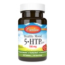 Carlson Terve mieliala 5-HTP Elite 100 mg B6-vitamiini - Mood tuki & rentoutus täydentää - Vadelma pureskeltava - 60 tablettia