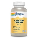 Solaray kalsiumsitraatti 1000 mg - kelated kalsium täydentää - tukee luun vahvuus ja terveet hampaat - helppo kaivaa - 60 päivän takuu, vegaaninen - 60 tarjoilua, 240 VegCaps
