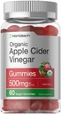 Horbäach Organic Apple Cider Viinietikka Gummies ... 60 Gummies ... Vegaani, ei-GMO & Gluteenittomat lisäravinteet USDA Organic ACV Apple Flavor