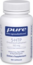 Puhdas kapselit 5- HTP 100 mg - Aivojen terveys, unilääkehoito ja ruokahalun ylläpito* - 5- Hydroksitryptofaani - Gluteeniton & ei- GMO - 180 kapselia
