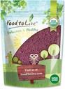 Ruoka elävään Luomu Mustaan Elderberryyn Juice Powder, 1 punta non-GMO, valmistettu raakakuivatuista marjoista, rikittämättömistä, vegaanisista, irtotavarana, loistava paistamiseen, smoothiet, jogurtit, Ei sulfiitteja, sisältää Maltodekstriini
