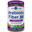 Vital Planet - Kuitu 35 Powder Diverse Fiber Supplement ruokavaliotukea ja satunnaista Ummetusta 35 Prebioottikuitua ja 35 Organic Superfoods säilyttää Bowel Säännöllisyys, 6.77 oz