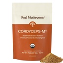 Real Mushroom Cordyceps Mushroom Powder - Cordyceps Mushroom Energy and Performance - Organic Cordyceps Powder with Beta-Glucans, Vegan Supplement, non-GMO, 150 tarjoilua