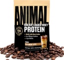Eläinten Whey Protein Coffee Powder, lastattu 22 g proteiinia, 100 mg kofeiinia, ja BCAAs Pre &amp; Post Treut Muscle Builder Recovery kanssa Dgestive Enzymes miesten ja naisten, Cold Brew Latte, 1 lb