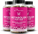 Aineenvaihdunta hänen 3-pakkaus Bundle - laihtuminen pillereitä naisille - ruokahalua Suppressantti, rasvanpolttaja, aineenvaihdunta Booster - Combat Cravings & menettää vatsa Fat - berberiini, kromi Picolinate & Guarana