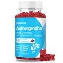 Ashwagandha Gummies L-theanine, Ashwa juurilisä Gummy for women Miehet, 60 Mixed Berry Flavored Gummies