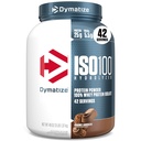 Dymatize ISO100 Hydrolyzed Protein Powder, 100% Whey Isolate Protein, 25 g proteiinia, 5.5 g BCAAs, Gluteeniton, Nopea absorbing, Easy Digesting, Gourmet Chocolate, 3 punta (42 tarjoilua)