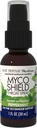 Isäntäpuolustus MycoShield Kurkkusuihke - Immuuniterveyden tuki - Ruokavalion sieni täydentää Chaga, Reishi, Turkki Tail & More - On-The-Go Immuuni tuki - Piparminttu, 1 fl oz (71 tarjoilua) *