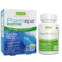 Igennus Pharmepa Palauta EPA + Neurotasapaino Sinkki, Magnesium & B6-vitamiini Mood Health Bundle huomiota ja keskittyä