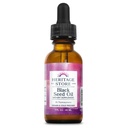 HERITAGE STORE Black Seed Oil w/ 3% Thymokinone, Omega 6 9 - Nigella Sativa Liquid Oil, kylmäpuristettu mustista siemenistä, nivelistä, digestiosta ja immuunituesta, Vegan, 60 päivän takuu, 30 Serv, 1 fl oz