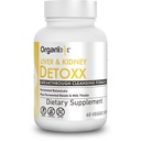 Organixx Munuaisten ja maksan tuki Cleanse Supplement, Milk Thistle Reishi Kasviperäisten Formula Ruoansulatus, Munuaisten ja maksan terveys, uni- ja energiatuki, gluteeniton, ei GMO, 60 kasvissyöjä kapselit