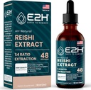 Reishi-sienilisä - nopeampi imeytyminen kuin Reishi-sienikapselit tai -jauhe - meidän Reishi-sieniuutemme edistää pitkäikäisyyttä - Reishi-sieni-tincture - 2 Fl Oz by E2H