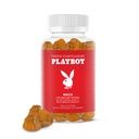 Playboy - Maca Root Gummies naisille ja miehille (60 Count - Peach Flavored) - Boost Seksuaalinen elinvoima, Libido, hedelmällisyys - Maca Gummies Supplement - 100% Natural, Vegan Non GMO - 4:1 Extract Maca Peruana