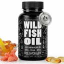 Wild Foods Omega 3 Fish Oil Supplement, 120 kapselia (1 pk) 