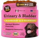 Natural Dog Company Virtsa- ja rakkolisä koirille karpalo & D- Mannose Soft Chews Marshmallow Root & Astragalus ... tukee virtsateiden terveyttä, virtsarakon toiminta & normaali virtsan virtaus