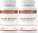 Brain Booster Supplement - Brain Power Nootropic Supplement - aivojen pillereitä Focus, Muisti, Selkeys, Energia & Parempi keskittyminen Alpha-GPC, L-Theanine, Rhodiola, Ginseng, Guarana (paketti 2)