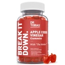 Tobias Apple Siideri Viinietikka Gummies with The Mother, 500 mg ACV per Serving, Plus Folate, B6, B12 & Jodi, tukee Ruoansulatuskanavan terveys, Gut Cleanse & Detox, Vegan, 60 Gummies