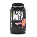 NutraBio Classic Whey Protein Powder Supplement - 25g Protein Per Scoop - Full- Spectrum Aminohappo Profiili ei täyteaineita, keinotekoisia värejä, tai säilöntäaineita - Mansikka Shortcake, 2 punta