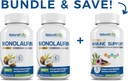 Luonnollinen Cure Labs Monolaurin 600mg 2 pakkaus + Immuunituki