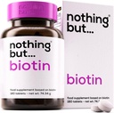 Biotiini tabletit hiusten kasvua 10000 mikrog - Biotiini hiusten kasvua vitamiineja hiustenlähtö - Biotiini hiukset, iho ja kynnet vitamiinit naisille ja miehet - aineenvaihdunta tuki täydentää - 180 Vegaani tabletit