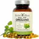 Kasviperäisiä juuria öljy Oregano - valmistettu Välimeren Oregano Oil - 90 Helppo niellä Softgel kapselit - extra vahvuus 150mg