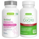Advanced prenataalinen monivitamiini + korkea imeytyminen CoQ10 100 mg 120 Softgels Raskaus tuki Bundle by Igennus