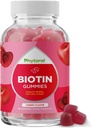 Fytoral Biotin Gummies hiukset ja kynsien kasvu - Biotin Gummies hiustenhoito Nuori ihonhoito ja kynnet - 5000 mcg per tarjoilu ihon kynnet vitamiinit aikuisen kauneus