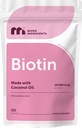 Micro Ingredients Biotin 10 000 mikrog hyaluronihappoa 25 mg per tarjoilu . Valmistettu kookosöljyllä...