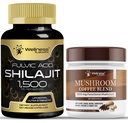 WELLNESS LABSRX Shilajit Pure Himalayan kapselit 15,000mg - Sienen kahvin sekoitus
