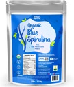 Organic Blue Spirulina Powder Superfood Superfood Superfood Supplement - 5LB Bulk - Odorless - Vegaani, Ei GMO, Gluteenittomat, Dairy-free, Brilliant Blue Food Väritys - puhdas vesiuutettu