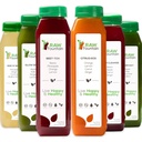 1 Day Juice Cleanse Raw Fountain, Kaikki Natural Raw Detox Cleanse, Mehua kehon Nollata, Kylmä Pressed Juice Nopea, Suuri tapa hypätäkäynnistys Terve Ruokavalio 6 Pullot 12oz