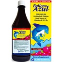 Ballena Azul Aceite de Hígado de Bacalao para Adultos y Niños, COD Maksaöljy aikuisille ja lapsille,Vitavans A, D, E, B1, Ruokalisä, Omega 3, Inmune System Boost, Cherry (Cherry 15 OZ)